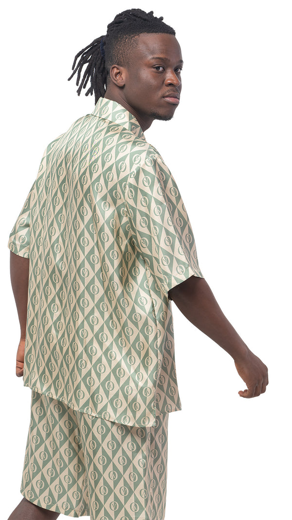 lahov oversized silk shirt